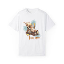 Load image into Gallery viewer, florida cat – unisex comfort colors tee