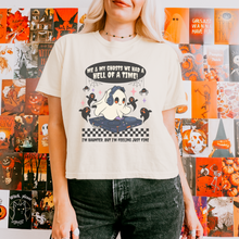 Load image into Gallery viewer, me and my ghosts – comfort colors women's boxy tee