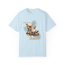 Load image into Gallery viewer, florida cat – unisex comfort colors tee