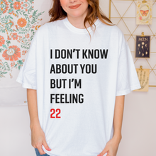 Load image into Gallery viewer, 22 - feeling 22 – unisex comfort colors tee