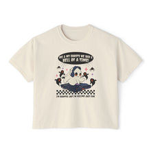 Load image into Gallery viewer, me and my ghosts – comfort colors women's boxy tee