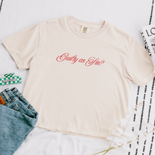 Load image into Gallery viewer, fatal fantasies – comfort colors women's boxy tee