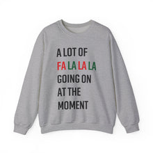 Load image into Gallery viewer, a lot of falalala – unisex gildan crewneck