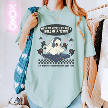 Load image into Gallery viewer, me and my ghosts โ unisex comfort colors tee