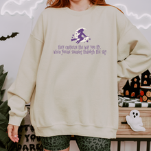 Load image into Gallery viewer, soaring through the sky– unisex gildan crewneck