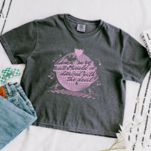 Load image into Gallery viewer, dance with the devil – comfort colors women's boxy tee