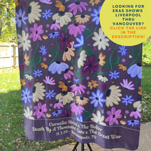 Load image into Gallery viewer, custom surprise song flowers fleece sherpa blanket (Glendale - Edinburgh)