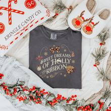 Load image into Gallery viewer, holly and ribbon โ unisex comfort colors tee