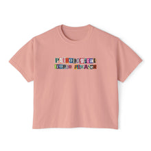 Load image into Gallery viewer, people pleaser – comfort colors women's boxy tee