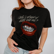 Load image into Gallery viewer, who's afraid? – unisex comfort colors tee