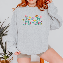 Load image into Gallery viewer, surprise song flowers  – unisex gildan crewneck