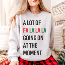 Load image into Gallery viewer, a lot of falalala – unisex gildan crewneck
