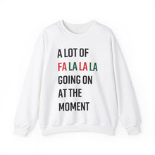 Load image into Gallery viewer, a lot of falalala – unisex gildan crewneck
