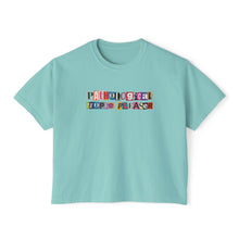 Load image into Gallery viewer, people pleaser – comfort colors women's boxy tee