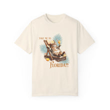 Load image into Gallery viewer, florida cat – unisex comfort colors tee