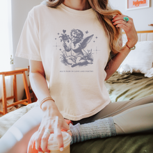 Load image into Gallery viewer, love and poetry – comfort colors women's boxy tee