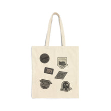 Load image into Gallery viewer, dept. patch tote – standard canvas tote bag