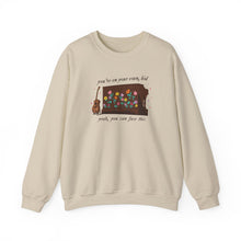 Load image into Gallery viewer, you can face this surprise song flowers  – unisex gildan crewneck