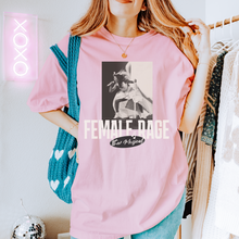 Load image into Gallery viewer, female rage โ unisex comfort colors tee