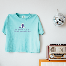 Load image into Gallery viewer, soaring through the sky – comfort colors women's boxy tee