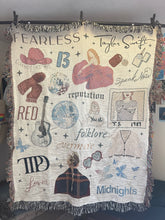 Load image into Gallery viewer, collage woven blanket (includes TTPD)