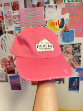 Load image into Gallery viewer, female rage – unisex distressed dad hat