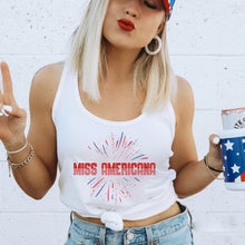 Load image into Gallery viewer, firework americana – unisex bella + canvas tank