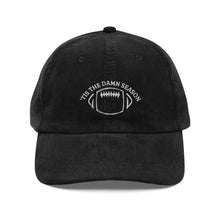 Load image into Gallery viewer, football season – corduroy dad hat