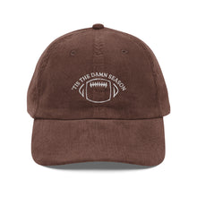 Load image into Gallery viewer, football season – corduroy dad hat