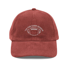Load image into Gallery viewer, football season – corduroy dad hat
