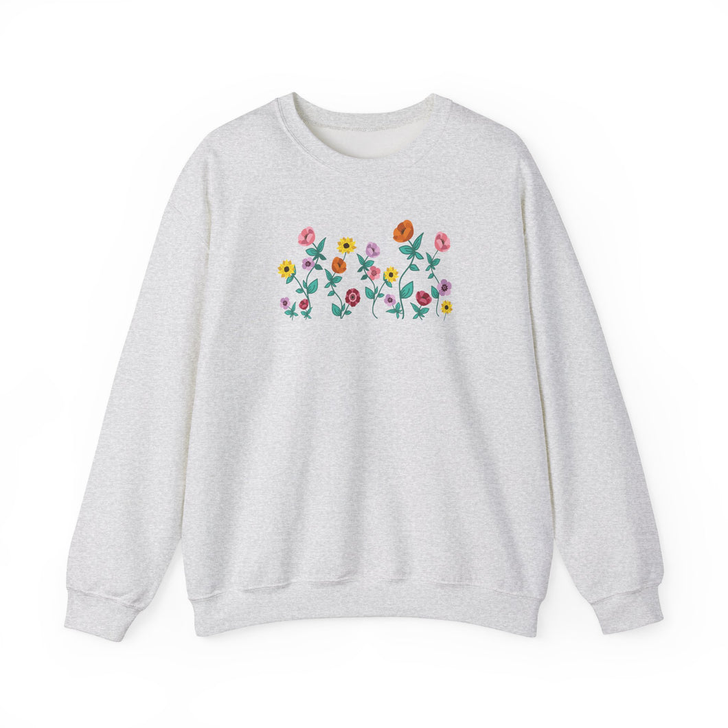 surprise song flowers  – unisex gildan crewneck