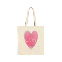 Load image into Gallery viewer, love spiral – standard canvas tote bag
