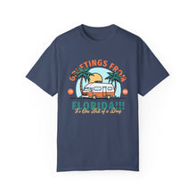 Load image into Gallery viewer, greetings from fl – unisex comfort colors tee
