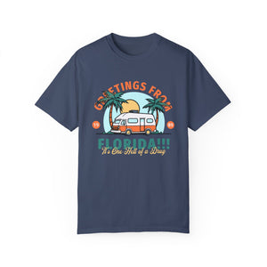 greetings from fl – unisex comfort colors tee