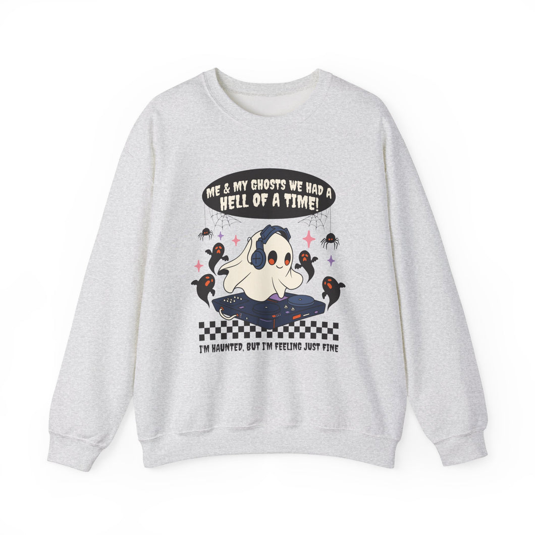 me and my ghosts – unisex gildan crewneck