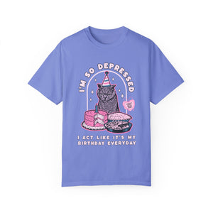 birthday everyday – unisex comfort colors tee