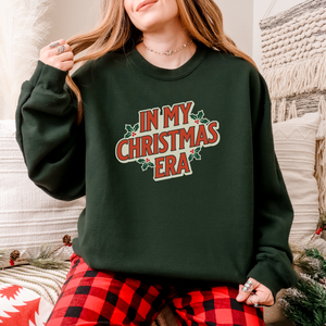 in my christmas era – unisex gildan crewneck