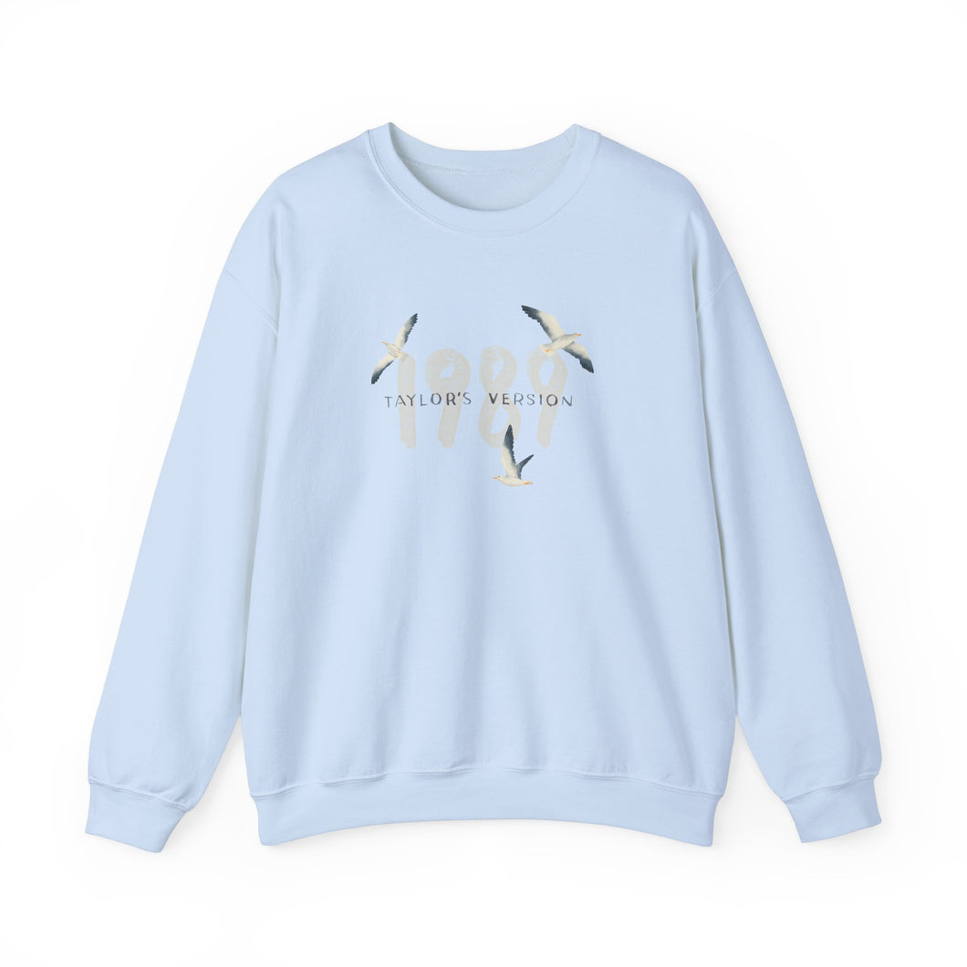 seagull sweatshirt  – unisex gildan crewneck