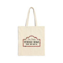 Load image into Gallery viewer, female rage – standard canvas tote bag
