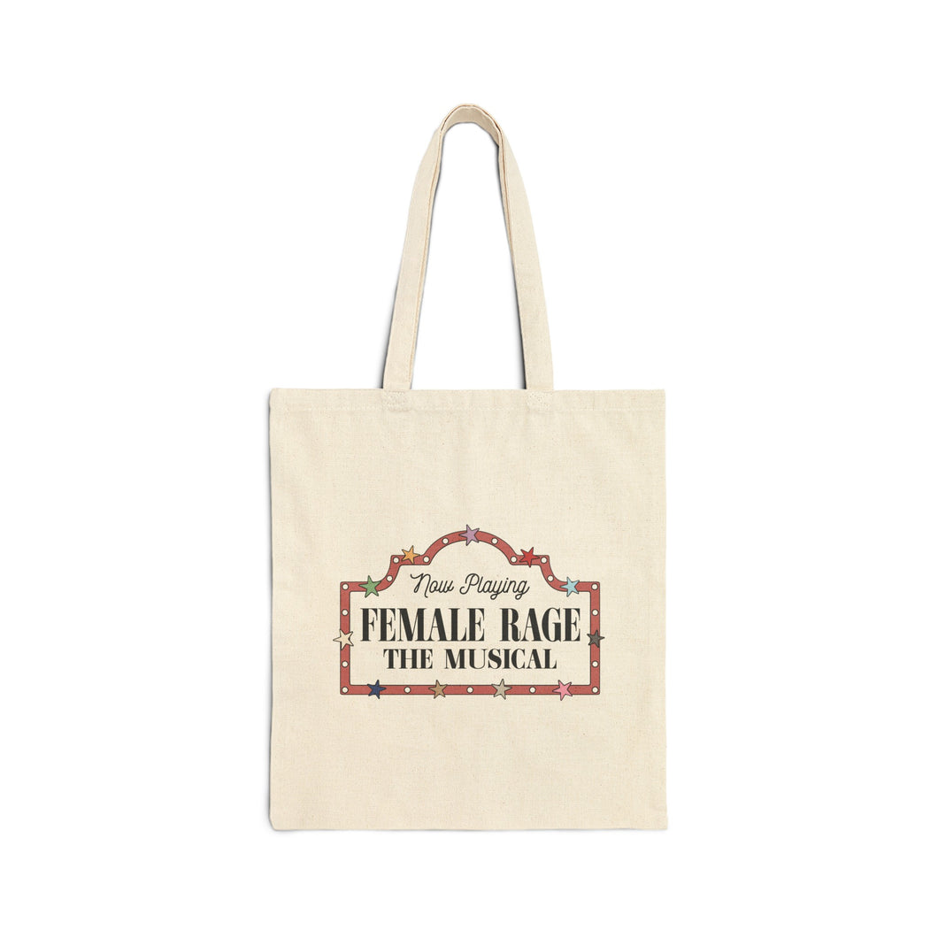 female rage – standard canvas tote bag