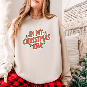 in my christmas era – unisex gildan crewneck