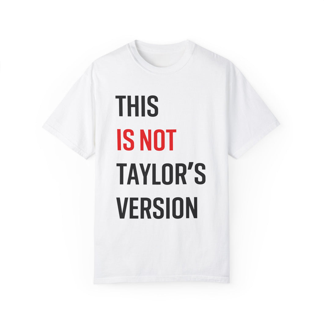 this is not TV – unisex comfort colors tee