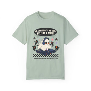 me and my ghosts – unisex comfort colors tee