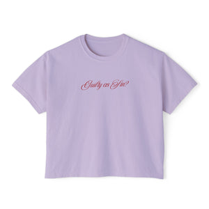 fatal fantasies – comfort colors women's boxy tee