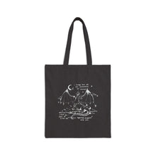 Load image into Gallery viewer, fighting dragons – standard canvas tote bag
