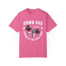 Load image into Gallery viewer, down bad crying at the tour – unisex comfort colors tee
