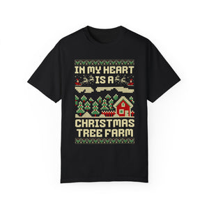 christmas tree farm – unisex comfort colors tee