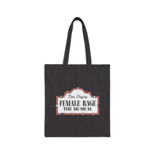 Load image into Gallery viewer, female rage – standard canvas tote bag
