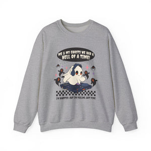 me and my ghosts – unisex gildan crewneck