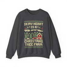 Load image into Gallery viewer, christmas tree farm – unisex gildan crewneck
